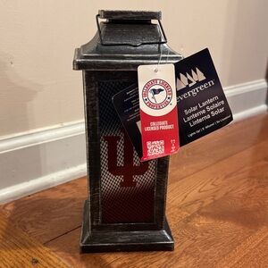 Indiana University Black/ Red Solar Lantern, NWT